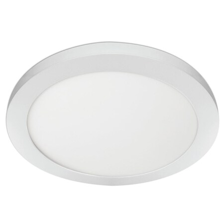 Cling 74212-6WY 15 in. Round 41K Edge LED Light, White CL3258536
